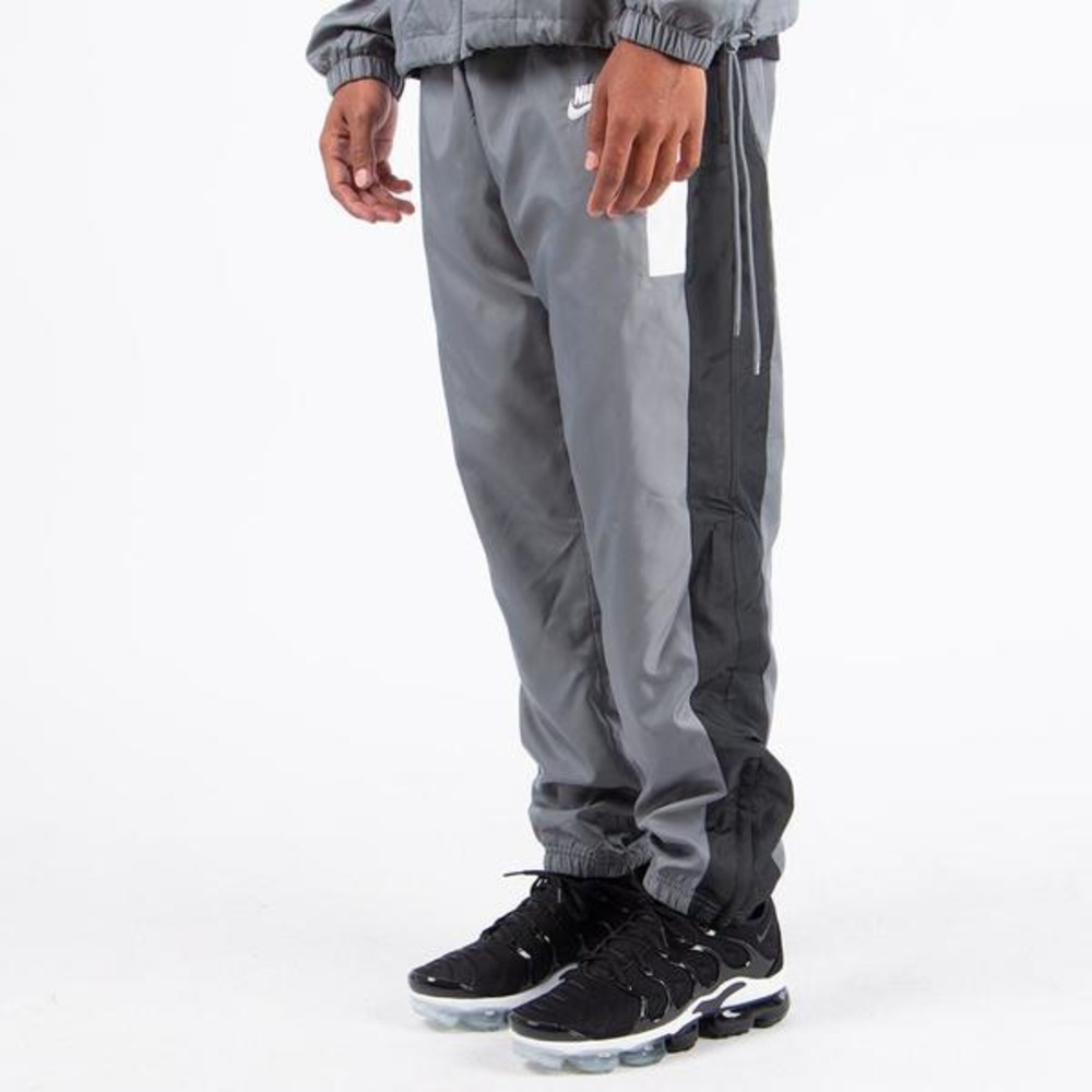 Nike Sportswear Cool Gray and Black Woven Pants - Picture 2 of 8